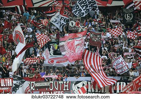 "Fan block of Fortuna Ultras in Duesseldorf's ESPRIT arena, Dusseldorf, Rhineland, North Rhine-Westphalia, Germany, Europe" View Large Photo Image Stock Photo - "Fan block of Fortuna Ultras in Duesseldorf's ESPRIT arena, Dusseldorf, Rhineland, North Rhine-Westphalia, Germany, Europe". Fotosearch