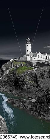 Stock Photo - "Fanad Head lighthouse, Fanad Peninsula, County Donegal, Republic of Ireland, Europe". Fotosearch