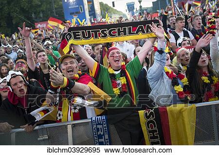 "Fans watching the match Germany vs Ghana during the 2014 FIFA World Cup public screening event at Fanpark Berlin, Berlin, Germany, Europe" View Large Photo Image Stock Photography - "Fans watching the match Germany vs Ghana during the 2014 FIFA World Cup public screening event at Fanpark Berlin, Berlin, Germany, Europe". Fotosearch