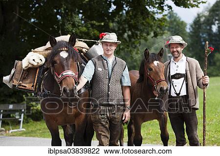"Farmers with pack horses, Noric horses, old pack-saddle on horse, Almabtrieb cattle drive, Soll, North Tyrol, Austria, Europe" View Large Photo Image Stock Image - "Farmers with pack horses, Noric horses, old pack-saddle on horse, Almabtrieb cattle drive, Soll, North Tyrol, Austria, Europe". Fotosearch