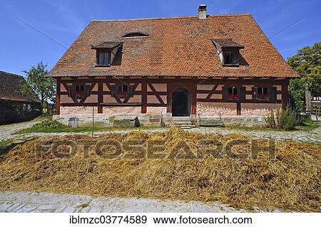 "Farmhouse, built 1684, Franconian Open Air Museum, Bad Windsheim, Middle Franconia, Bavaria, Germany, Europe" View Large Photo Image Stock Photo - "Farmhouse, built 1684, Franconian Open Air Museum, Bad Windsheim, Middle Franconia, Bavaria, Germany, Europe". Fotosearch