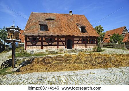 "Farmhouse, built 1684, Franconian Open Air Museum, Bad Windsheim, Middle Franconia, Bavaria, Germany, Europe" View Large Photo Image Stock Photograph - "Farmhouse, built 1684, Franconian Open Air Museum, Bad Windsheim, Middle Franconia, Bavaria, Germany, Europe". Fotosearch