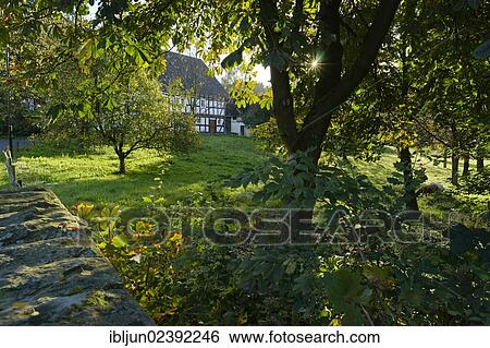 "Farmhouse in Ruckersfeld, Hilchenbach, Siegerland region, Siegen-Wittgenstein district, North Rhine-Westphalia, Germany, Europe" View Large Photo Image Stock Photograph - "Farmhouse in Ruckersfeld, Hilchenbach, Siegerland region, Siegen-Wittgenstein district, North Rhine-Westphalia, Germany, Europe". Fotosearch