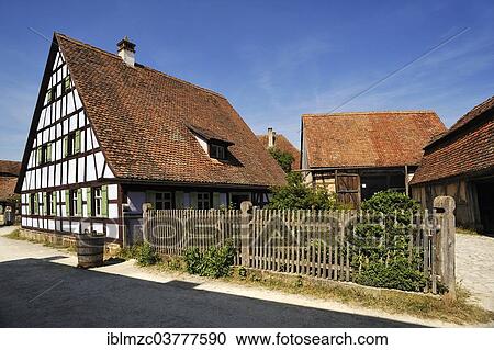 "Farmhouse, originally from Burgbernheim, built in 1680, relocated to the Franconian Open Air Museum in Bad Windsheim, Middle Franconia, Bavaria, Germany, Europe" View Large Photo Image Stock Image - "Farmhouse, originally from Burgbernheim, built in 1680, relocated to the Franconian Open Air Museum in Bad Windsheim, Middle Franconia, Bavaria, Germany, Europe". Fotosearch