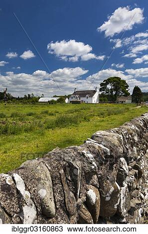 "Farmhouse with a stone wall, Castle Douglas, Dumfries and Galloway, Scotland, United Kingdom, Europe" View Large Photo Image Stock Image - "Farmhouse with a stone wall, Castle Douglas, Dumfries and Galloway, Scotland, United Kingdom, Europe". Fotosearch