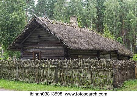 "Farmhouse with a wooden fence, open-air museum, Berģi, Riga, Rigas pilseta, Latvia, Europe" View Large Photo Image Stock Photo - "Farmhouse with a wooden fence, open-air museum, Berģi, Riga, Rigas pilseta, Latvia, Europe". Fotosearch