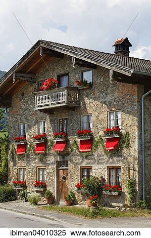"Farmhouse with decorations for Corpus Christi, Au bei Bad Aibling, Bad Feilnbach, Upper Bavaria, Bavaria, Germany, Europe" View Large Photo Image Stock Photography - "Farmhouse with decorations for Corpus Christi, Au bei Bad Aibling, Bad Feilnbach, Upper Bavaria, Bavaria, Germany, Europe". Fotosearch