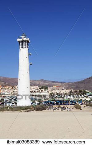 Stock Photo - "Faro de Jandia lighthouse, Jandia, Fuerteventura, Canary Islands, Spain, Europe". Fotosearch