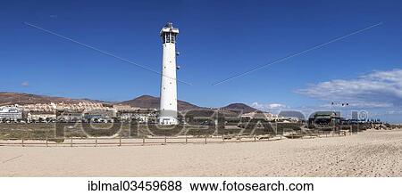 Stock Photo - "Faro de Jandia lighthouse, Jandia, Fuerteventura, Canary Islands, Spain, Europe". Fotosearch