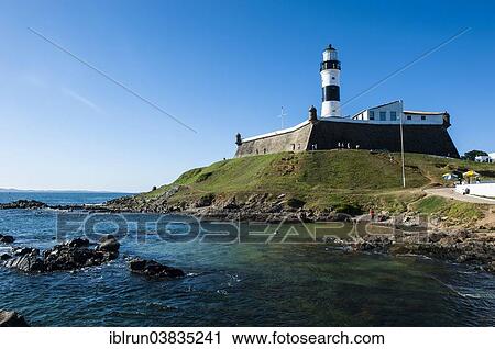 "Farol da Barra Lighthouse, Salvador da Bahia, Bahia, Brazil, South America" View Large Photo Image Stock Image - "Farol da Barra Lighthouse, Salvador da Bahia, Bahia, Brazil, South America". Fotosearch