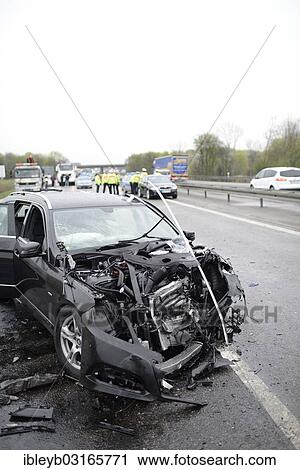 "Fatal road traffic accident caused by a wrong-way driver on the A 81 motorway, Autobahn, Sindelfingen, Baden-Wurttemberg, Germany, Europe" View Large Photo Image Stock Image - "Fatal road traffic accident caused by a wrong-way driver on the A 81 motorway, Autobahn, Sindelfingen, Baden-Wurttemberg, Germany, Europe". Fotosearch