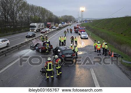 "Fatal road traffic accident caused by a wrong-way driver on the A 81 motorway, Autobahn, Sindelfingen, Baden-Wurttemberg, Germany, Europe" View Large Photo Image Stock Photo - "Fatal road traffic accident caused by a wrong-way driver on the A 81 motorway, Autobahn, Sindelfingen, Baden-Wurttemberg, Germany, Europe". Fotosearch