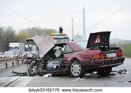 "Fatal road traffic accident caused by a wrong-way driver on the A 81 motorway, Autobahn, Sindelfingen, Baden-Wurttemberg, Germany, Europe" View Large Photo Image Stock Photo - "Fatal road traffic accident caused by a wrong-way driver on the A 81 motorway, Autobahn, Sindelfingen, Baden-Wurttemberg, Germany, Europe". Fotosearch