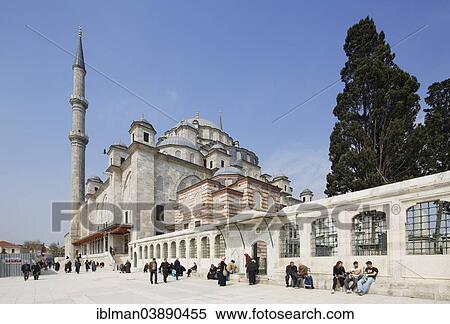 "Fatih Mosque, Fatih Camii, Conqueror's Mosque, Fatih district, Istanbul, European Side, Turkey, Asia" View Large Photo Image Stock Photography - "Fatih Mosque, Fatih Camii, Conqueror's Mosque, Fatih district, Istanbul, European Side, Turkey, Asia". Fotosearch