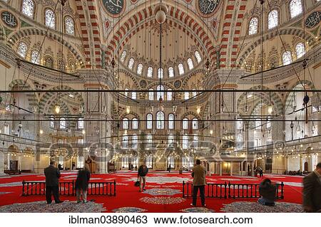 Stock Image - "Fatih Mosque, Fatih Camii or Conqueror's Mosque, Fatih district, Istanbul, European side, Turkey, Asia". Fotosearch