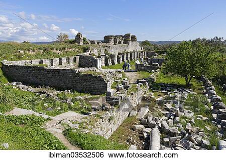 "Faustina Baths, ancient city of Miletus, Miletus, Aydin province, Aegean region, Turkey, Asia" View Large Photo Image Stock Photograph - "Faustina Baths, ancient city of Miletus, Miletus, Aydin province, Aegean region, Turkey, Asia". Fotosearch