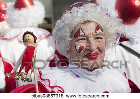 "Female clown, carnival, Dusseldorf, North Rhine-Westphalia, Germany, Europe" View Large Photo Image Stock Photo - "Female clown, carnival, Dusseldorf, North Rhine-Westphalia, Germany, Europe". Fotosearch