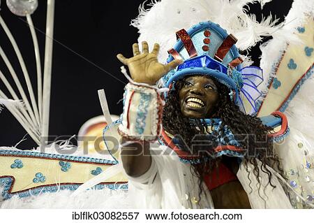 "Female dancer on an allegorical float, parade of the samba school Inocentes de Belford Rocho, Sambodromo, Rio de Janeiro, Brazil, South America" View Large Photo Image Stock Photo - "Female dancer on an allegorical float, parade of the samba school Inocentes de Belford Rocho, Sambodromo, Rio de Janeiro, Brazil, South America". Fotosearch