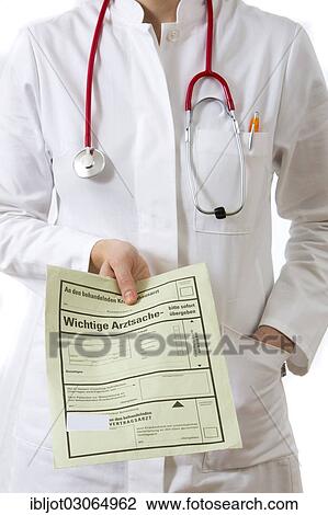 Female doctor holding a medical document of a consultation for the family doctor or attending physician of the patient View Large Photo Image Stock Image - Female doctor holding a medical document of a consultation for the family doctor or attending physician of the patient. Fotosearch