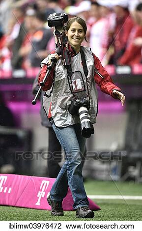 "Female press photographer, sports photographer, Allianz Arena, Munich, Bavaria, Germany, Europe" View Large Photo Image Stock Image - "Female press photographer, sports photographer, Allianz Arena, Munich, Bavaria, Germany, Europe". Fotosearch