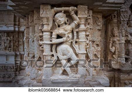 "Female stone sculpture, Vijaya Stambha victory tower, Chittorgarh Fort, Chittorgarh, Rajasthan, India, Asia" View Large Photo Image Picture - "Female stone sculpture, Vijaya Stambha victory tower, Chittorgarh Fort, Chittorgarh, Rajasthan, India, Asia". Fotosearch