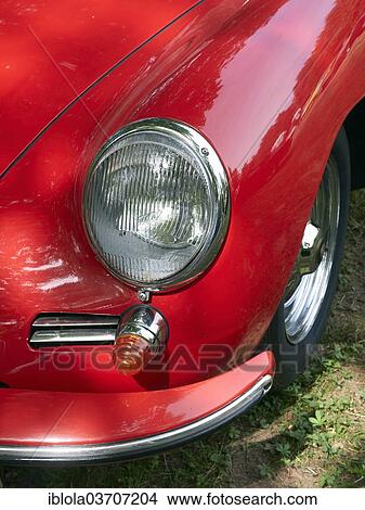 "Fender of a Porsche 356 classic car, Germany, Europe" View Large Photo Image Picture - "Fender of a Porsche 356 classic car, Germany, Europe". Fotosearch