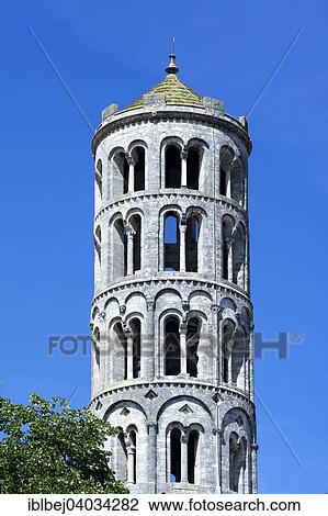"Fenestrelle Tower or Campanile of Saint-Theodorit Cathedral, Gard, Languedoc-Roussillon, France, Europe" View Large Photo Image Stock Image - "Fenestrelle Tower or Campanile of Saint-Theodorit Cathedral, Gard, Languedoc-Roussillon, France, Europe". Fotosearch