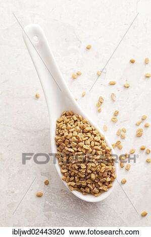 Stock Image - Fenugreek seeds. Fotosearch