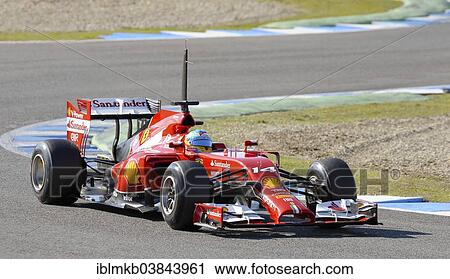 "Fernando Alonso in the Ferrari F14 T, Formula 1 winter testing at the Circuito de Velocidad, Jerez de la Frontera, Andalusia, Spain, Europe" View Large Photo Image Stock Image - "Fernando Alonso in the Ferrari F14 T, Formula 1 winter testing at the Circuito de Velocidad, Jerez de la Frontera, Andalusia, Spain, Europe". Fotosearch