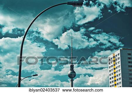 "Fernsehturm, television tower in Berlin, Germany, Europe" View Large Photo Image Stock Photo - "Fernsehturm, television tower in Berlin, Germany, Europe". Fotosearch