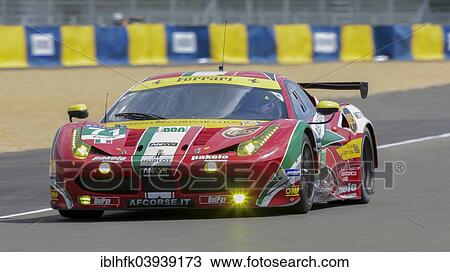 "Ferrari 458 Italia, No. 71, LM GTE PRO, of team AF Corse, Italy, in the free training for the 24 hours of Le Mans, Circuit de la Sarthe, Le Mans, France, Europe" View Large Photo Image Stock Image - "Ferrari 458 Italia, No. 71, LM GTE PRO, of team AF Corse, Italy, in the free training for the 24 hours of Le Mans, Circuit de la Sarthe, Le Mans, France, Europe". Fotosearch