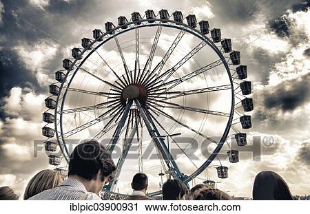 "Ferris wheel at the Oktoberfest, Munich, Upper Bavaria, Bavaria, Germany, Europe" View Large Photo Image Stock Image - "Ferris wheel at the Oktoberfest, Munich, Upper Bavaria, Bavaria, Germany, Europe". Fotosearch