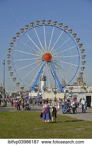 "Ferris wheel, Oktoberfest, Munich, Upper Bavaria, Bavaria, Germany, Europe" View Large Photo Image Stock Photo - "Ferris wheel, Oktoberfest, Munich, Upper Bavaria, Bavaria, Germany, Europe". Fotosearch