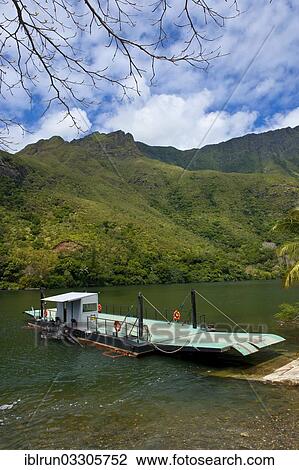 "Ferry across the Ouaieme river, Grande Terre, New Caledonia, France, Oceania" View Large Photo Image Stock Image - "Ferry across the Ouaieme river, Grande Terre, New Caledonia, France, Oceania". Fotosearch