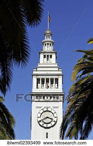 "Ferry Building, Ferry Plaza, The Embarcadero, San Francisco, California, United States of America, USA, PublicGround" View Large Photo Image Stock Photo - "Ferry Building, Ferry Plaza, The Embarcadero, San Francisco, California, United States of America, USA, PublicGround". Fotosearch