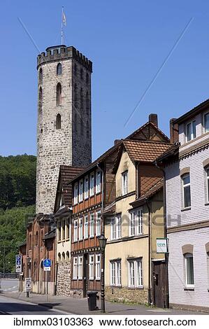 "Ferry Gates Tower on the edge of the historic town centre, Hannoversch Munden, Lower Saxony, Germany, Europe" View Large Photo Image Stock Image - "Ferry Gates Tower on the edge of the historic town centre, Hannoversch Munden, Lower Saxony, Germany, Europe". Fotosearch