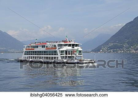 "Ferry on Lago Maggiore, near Locarno, Canton of Ticino, Switzerland, Europe" View Large Photo Image Stock Photography - "Ferry on Lago Maggiore, near Locarno, Canton of Ticino, Switzerland, Europe". Fotosearch