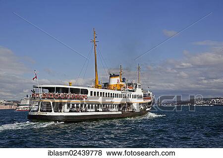 "Ferry on the Bosphorus, Istanbul, Turkey, Asia" View Large Photo Image Stock Photo - "Ferry on the Bosphorus, Istanbul, Turkey, Asia". Fotosearch
