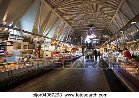 Stock Image - "Feskekorka fish market, Gothenburg, Vastra Gotaland County, Sweden, Europe". Fotosearch