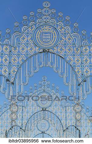 "Festive decoration at the Feria del Caballo, Jerez de la Frontera, Cadiz province, Andalusia, Spain, Europe" View Large Photo Image Stock Photograph - "Festive decoration at the Feria del Caballo, Jerez de la Frontera, Cadiz province, Andalusia, Spain, Europe". Fotosearch