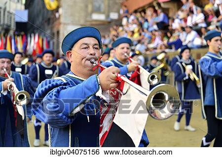 "Festive parade before the historic horse race Palio di Siena, Piazza del Campo, Siena, Tuscany, Italy, Europe" View Large Photo Image Stock Photograph - "Festive parade before the historic horse race Palio di Siena, Piazza del Campo, Siena, Tuscany, Italy, Europe". Fotosearch