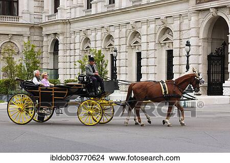 "Fiaker, horse-drawn carriage at the Burgtheater, Vienna, Austria, Europe" View Large Photo Image Picture - "Fiaker, horse-drawn carriage at the Burgtheater, Vienna, Austria, Europe". Fotosearch