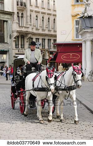 "Fiaker, horse-drawn carriage, Vienna, Austria, Europe" View Large Photo Image Stock Photo - "Fiaker, horse-drawn carriage, Vienna, Austria, Europe". Fotosearch
