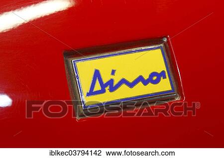 Fiat Dino logo on a car View Large Photo Image Stock Image - Fiat Dino logo on a car. Fotosearch