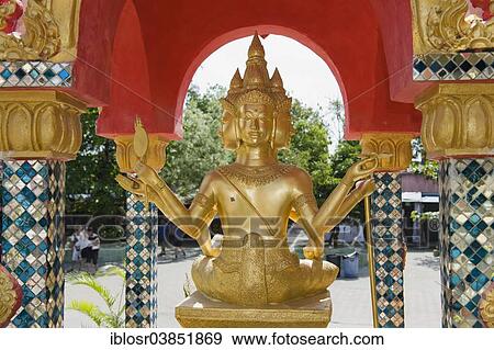 "Figure of a god in the Big Buddha Temple, Ko Samui, Thailand, Asia" View Large Photo Image Stock Photo - "Figure of a god in the Big Buddha Temple, Ko Samui, Thailand, Asia". Fotosearch