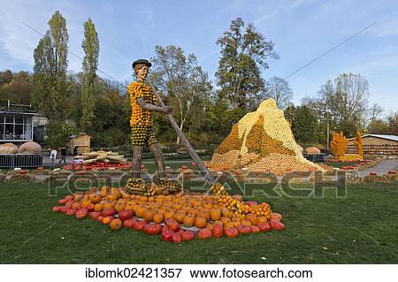 Figure of an alphorn player, hill made out of pumpkins, pumpkin exhibition, Ludwigsburg, Baden-Wuerttemberg, Germany, Europe View Large Photo Image Stock Photo - Figure of an alphorn player, hill made out of pumpkins, pumpkin exhibition, Ludwigsburg, Baden-Wuerttemberg, Germany, Europe. Fotosearch