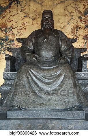 "Figure of an emperor, Changling or Chang Ling Palace, Ming tombs, Beijing, China, Asia" View Large Photo Image Stock Photograph - "Figure of an emperor, Changling or Chang Ling Palace, Ming tombs, Beijing, China, Asia". Fotosearch