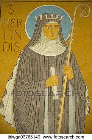 "Figure of Hildegard of Bingen in Eibingen Abbey, UNESCO World Heritage Upper Middle Rhine Valley, Rudesheim am Rhein, Hesse, Germany, Europe" View Large Photo Image Stock Photo - "Figure of Hildegard of Bingen in Eibingen Abbey, UNESCO World Heritage Upper Middle Rhine Valley, Rudesheim am Rhein, Hesse, Germany, Europe". Fotosearch