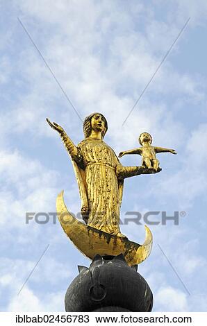 "Figure of the Virgin Mary with the baby Jesus, St Marien, St Mary's parish church, Ahlen, Muensterland region, North Rhine-Westphalia, Germany, Europe, PublicGround, Europe" View Large Photo Image Stock Image - "Figure of the Virgin Mary with the baby Jesus, St Marien, St Mary's parish church, Ahlen, Muensterland region, North Rhine-Westphalia, Germany, Europe, PublicGround, Europe". Fotosearch