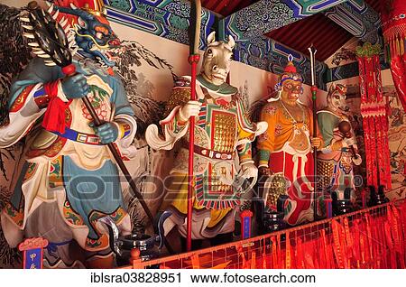 "Figures inside a temple, The Great Wall of China, Juyongguan, Beijing, China, Asia" View Large Photo Image Stock Image - "Figures inside a temple, The Great Wall of China, Juyongguan, Beijing, China, Asia". Fotosearch